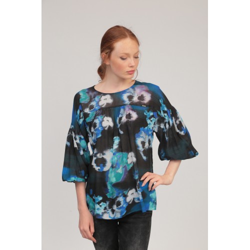 Дамска блуза Кенсол 319 в синьо